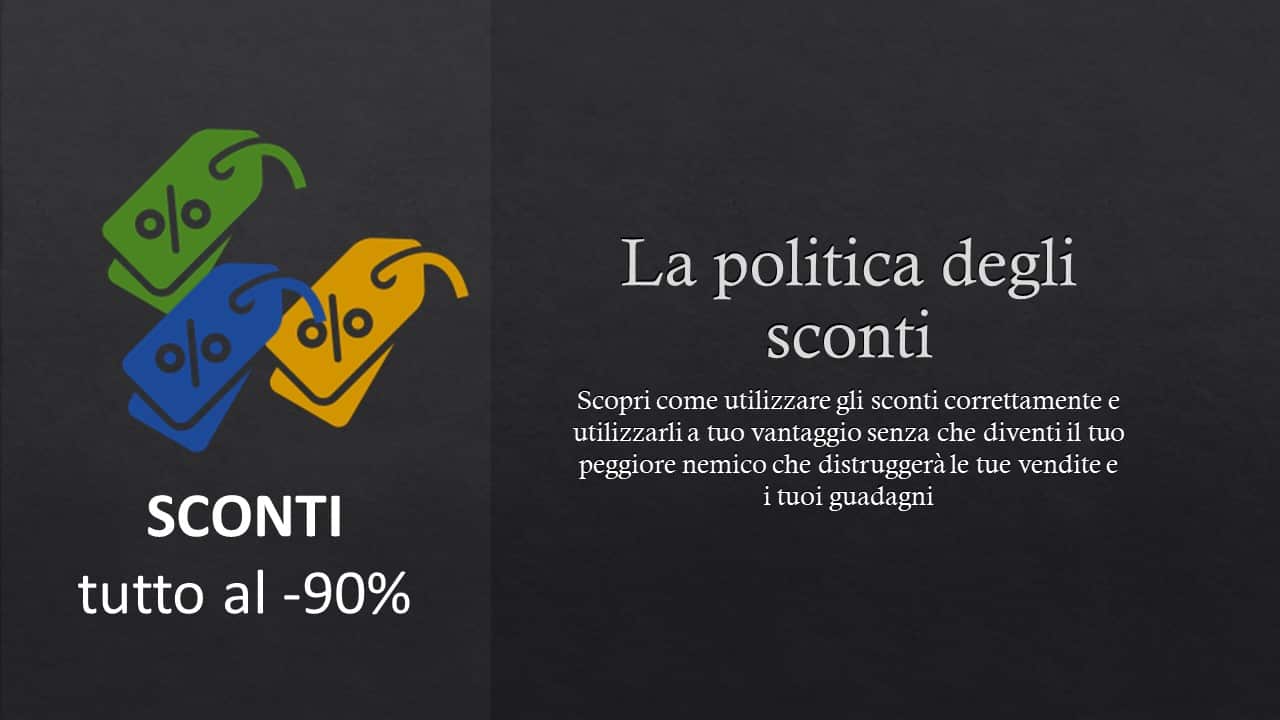 La Politica degli Sconti